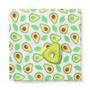 Пелёнка бамбуковая Babyono Avocado (120x120 см) + погремушка 