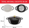 купить Кастрюля Tefal E2558904 Air 5,7l в Кишинёве 