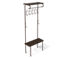 купить Вешалка гардеробная корич.муар/венге В1-86 в Кишинёве 