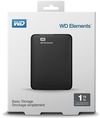 купить Жесткий диск HDD внешний Western Digital Elements 1TB 2.5" USB 3.0 Black WDBUZG0010BBK в Кишинёве 