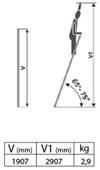 купить Лестница Elkop VHR TK 1x7 (1.68м) в Кишинёве 