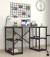 cumpără Masă de birou Nex Home 4 compartimente, metal 120x60 cm, Antracit (20-04-08) în Chișinău 
