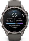 купить Смарт часы Garmin Fenix 9, 47mm, Bare Ti, Pebble Gray Band (010-04762-01) в Кишинёве 