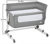 купить Манеж BabyGo BGO-4601 Co-sleeper 2 in 1 Together Grey в Кишинёве 