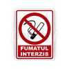 cumpără Indicator de avertizare "FUMATUL INTERZIS" Autocolant + Dibond 26 x 20 cm în Chișinău 