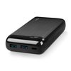 ttec Powerbank 20.000 mAh 20W PowerSlim LCD PD USB-C Input/Output, Black 