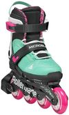 cumpără Role Rollerblade 86B0751520NG03 MICROBLADE XT Nero/Verde Mare Size 33-36,5 în Chișinău 