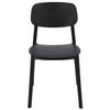 купить Стул Jumi CM-275164 Scaun terasa LARA din plastic, Negru в Кишинёве 