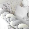 cumpără Lenjerie de pat pentru copii PernaMea Set lenjerie 8 piese Cosita Iepuras Gri (PM.105897/8) în Chișinău 