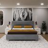 купить Кровать Bayro HarmonyBed Pro 1400x2000 c подъёмным механизмом ткань категория I в Кишинёве 
