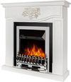 купить Камин электрический ArtFlame Auren & Galileo Silver, 950x930x270mm, Alb в Кишинёве 