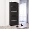 купить Полка для обуви Mobildor-Lux Leo 60x27x203H cm Anthracite в Кишинёве 