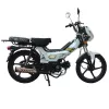 Moped Delta 72CC, negru, alb, albastru, roșu.