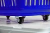 купить Пластиковая корзина на колесах (2 пластиковые ручки) 610x380x400, синий в Кишинёве 