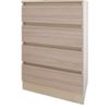 купить Комод Smartex (16028) Т1 60cm Ivory+Stejar Deschis в Кишинёве 