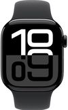 cumpără Ceas inteligent Apple Watch Series 10 GPS 42mm Jet Black Aluminium Case with Black Sport Band - M/L MWWF3 în Chișinău 