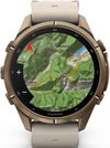 cumpără Ceas inteligent Garmin Fenix 9 Pro, 43mm, inReach, Gold, Lthr White bd (010-04335-41) în Chișinău 
