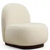 cumpără Fotoliu Trendy Tina-Bouclet White 85x75x74cm în Chișinău 