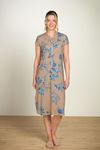 купить Домашний текстиль Pip Studio 51.504.690 Dalia Short Sleeve Nightdress Marigold Blue L Blue в Кишинёве 