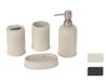 Set pentru baie din ceramica Bathroom 4buc "Text"