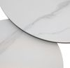 купить Журнальный столик Deco Dion Matte White Marble + Dark Bronze в Кишинёве 