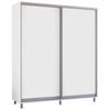cumpără Dulap Mobildor-Lux Aron cu uși glisante (230x60x210H cm) Alb Brilliant în Chișinău 