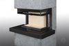 Дизайнерская аккумуляционная каминная печь ROMOTOP CARA C 02 - с выдвижной подъемной дверцей