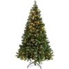 cumpără Brad artificial Helmet Christmas Green Tree 210cm, 950tips+ Christmas Lights 8m 50 lights în Chișinău 