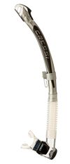купить Аксессуар для плавания Cressi-Sub Tub inot CORFU SNORKEL sil.clear/tube silver black (ES300055) в Кишинёве 