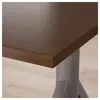 cumpără Masă de birou Ikea Idasen înălțime reglabilă 160x80 (Maro/Gri Inchis) în Chișinău 