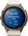 cumpără Ceas inteligent Garmin Fenix 9 Pro 43mm, GoldTi w/Crm/FrGry band (010-04335-26) în Chișinău 