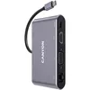 cumpără Adaptor IT Canyon Docking Station Canyon DS-14, 8-in-1, 3xUSB 3.0, 1xType C, LAN, 3.5mm, VGA, HDMI, PD 100W în Chișinău 