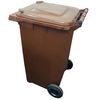 cumpără Coș de gunoi Uniplast 37212M Cos pentru transportarea deseurilor 240L pe roti (maro) HE în Chișinău 