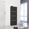 cumpără Raft pentru încălțăminte Mobildor-Lux Leo Slim 100x16x164H cm Anthracite în Chișinău 