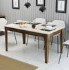 cumpără Masă Trendy Milan 517-Nuc, Crem 145x75x88cm în Chișinău 