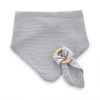 Baveta din muslin cu gingier BabyJem Grey 