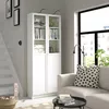 купить Шкаф Ikea Billy panou/usa sticla 80x30x202 (Alb) в Кишинёве 
