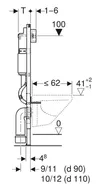 купить Унитаз Geberit Rama WC Duofix Delta 111.153.00.1 в Кишинёве 