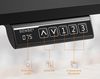 купить Офисный стол Sense7 Nojo Light 140x70 Black в Кишинёве 