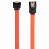 Cable Serial ATA III   10 cm data, 90 degree connector, metal clips, Cablexpert CC-SATAM-DATA90-0.1M 
