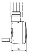 Încălzitor termoelectric MEG 300W alb