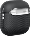 cumpără Husă pentru căști Pitaka Aramid Fiber Magnetic Case AirPods 4 Black/Gray (APM2404) în Chișinău 
