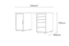 купить Офисный стол Fabrik Home BRISTOL кашемир в Кишинёве 
