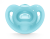 Пустышка силиконовая ортодонтическая NUK Sensitive (6-18 мес) blue 