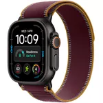 Смарт часы Apple Watch Ultra 4 GPS Cellular 49mm Black Titanium Case with Burgundy Trail Loop M/L MJC44