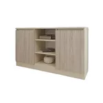 Comodă Smartex (16289) Т5 140cm Ivory+Stejar Deschis