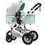 Сărucior pentru copii 4Play AT81 Turquoise Grey