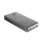 Power Bank Cellularline 20000mAh, PD 65W, Shade Laptop, Gray