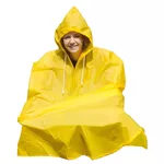 Дождевик Messingschlager Rainponcho EVA 0.11 mm with zipper blue/yellow