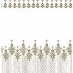 Perdea de duș Bisk 06871 TXT GOLD 180x200
